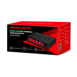 HUB SWITCH 05 PORTAS 10/100 MBPS MS105 MERCUSYS BY TP-LINK