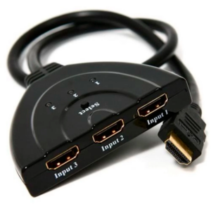 Hub Hdmi Switch 3x1 Adaptador Cabo - 3 - Entradas E 1 Saída