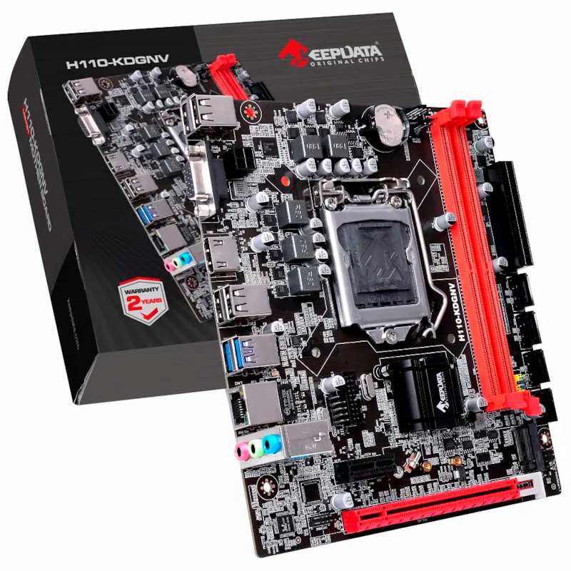 MB S1151 KEEPDATA H110-KDGNV M.2/DDR4/HDMI/VGA/USB3.0/LAN/SOM