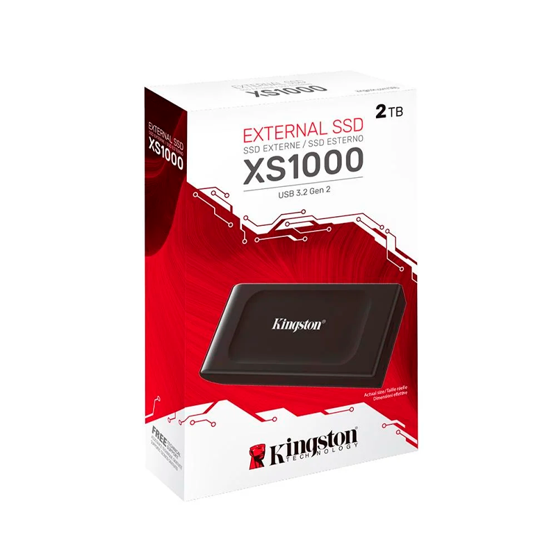 SSD EXT. 2TB KINGSTON XS1000 PORTABLE TYPE-C 3.2